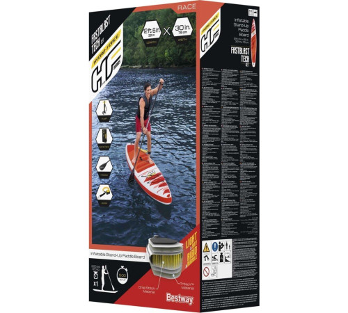 Надувна SUP дошка (Сапборд) Bestway 65343 Hydro Force Fastblast Tech 381