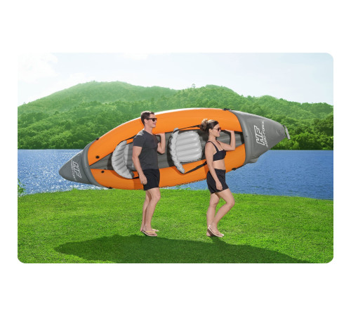 Надувна байдарка Bestway 65077 Lite Rapid X2 321 x 88 см Надувна байдарка Bestway 65077 Lite Rapid X2 321 x 88 см
