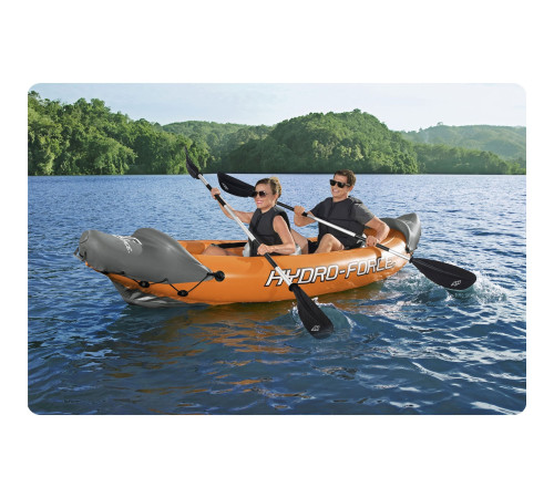 Надувна байдарка Bestway 65077 Lite Rapid X2 321 x 88 см Надувна байдарка Bestway 65077 Lite Rapid X2 321 x 88 см
