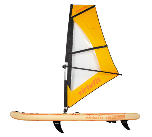 Надувна SUP дошка (Сапборд) VIRTUFIT SURFER 305, помаранчева