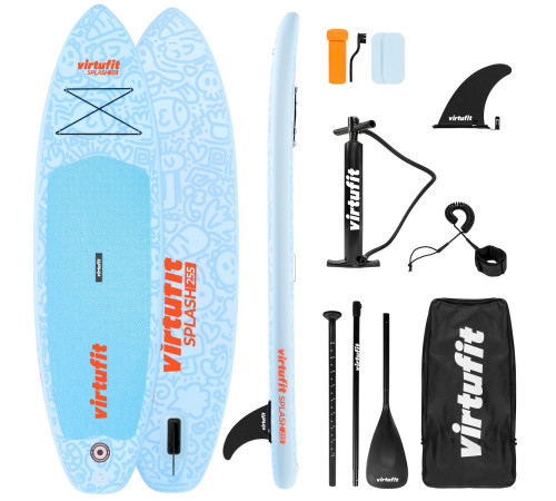 Надувна SUP дошка (Сапборд) VIRTUFIT SPLASH 255 см, блакитна