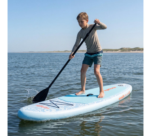 Надувна SUP дошка (Сапборд) VIRTUFIT SPLASH 255 см, блакитна