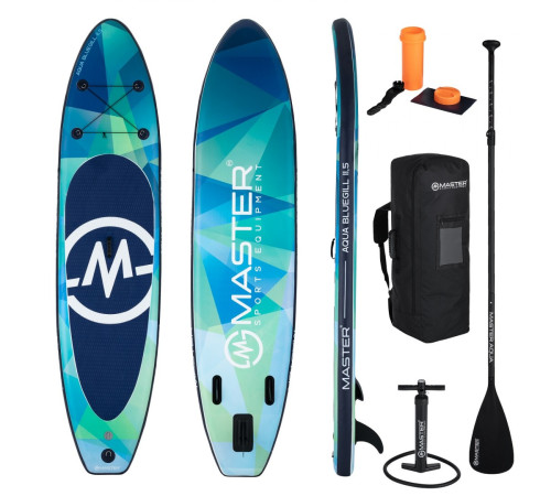Надувна SUP дошка (Сапборд) MASTER Aqua Bluegill 11,5" 350 Надувна SUP дошка (Сапборд) MASTER Aqua Bluegill 11,5" 350