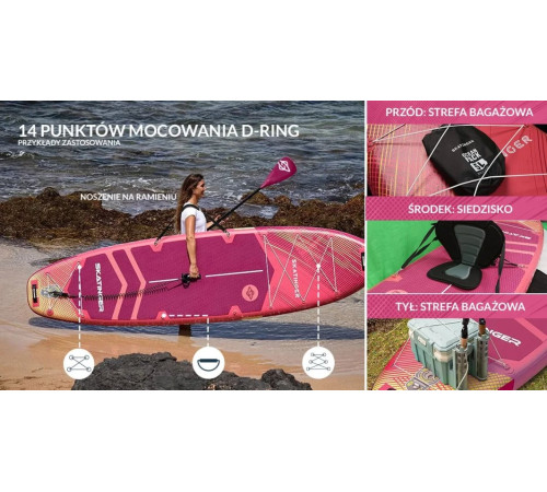 Надувна SUP дошка (Сапборд) Skatinger Prana Meteor 350