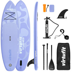 Надувна SUP дошка (Сапборд) VIRTUFIT SPLASH 255, фіолетова