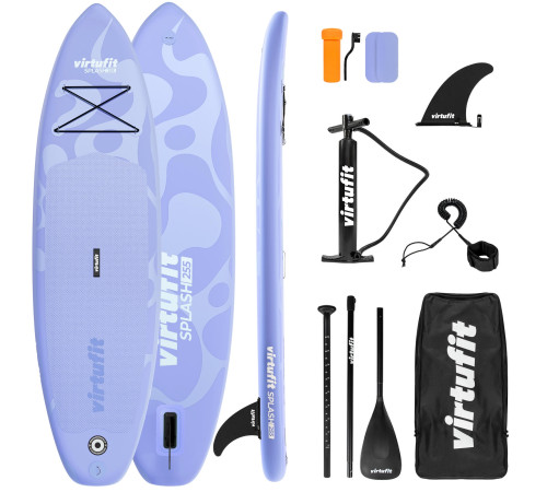 Надувна SUP дошка (Сапборд) VIRTUFIT SPLASH 255, фіолетова