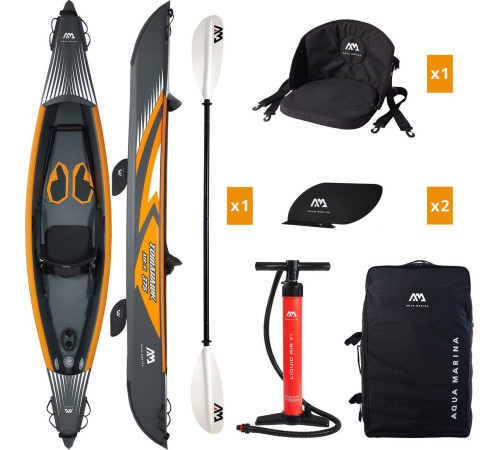 Надувна байдарка Aqua Marina Tomahawk Air-K 375 + весло КП-1 Надувна байдарка Aqua Marina Tomahawk Air-K 375 + весло КП-1