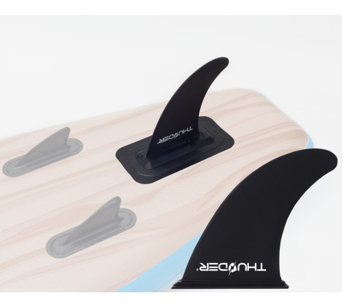 Плавник для SUP дошки (Сапборду) THUNDER 9", чорний Плавник для SUP дошки (Сапборду) THUNDER 9", чорний