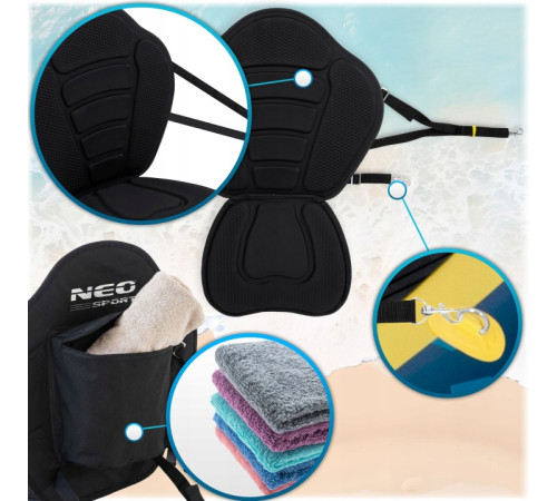 Сидіння для SUP дошки (Сапборду) Neo-Sport 171100, чорне