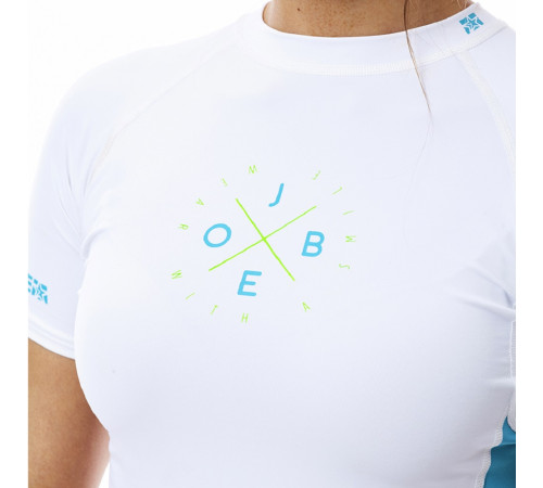 Жіноча футболка для водних видів спорту Jobe Rashguard - розмір XL / білий Жіноча футболка для водних видів спорту Jobe Rashguard - розмір XL / білий