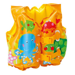 Жилет надувний для плавання Intex 59661 Коралові рибки, 30 x 41см