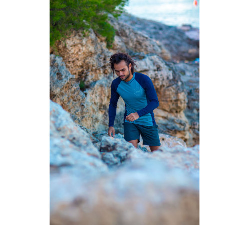 Чоловіча футболка для водних видів спорту Jobe Rashguard longsleeve - синій/S Чоловіча футболка для водних видів спорту Jobe Rashguard longsleeve - синій/S