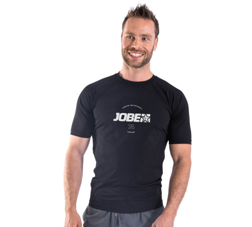 Чоловіча футболка для водних видів спорту Jobe Rashguard - чорний/XXL Чоловіча футболка для водних видів спорту Jobe Rashguard - чорний/XXL