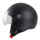 Шолом для скутера W-TEC FS-701MB Matt Black - Чорний / XL (61-62)