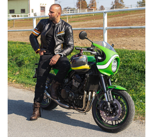 Мотоциклетний шолом W-TEC Vacabro - розмір S(55-56) / блискучий вуглець