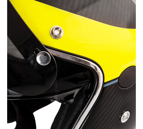 Мотоциклетний шолом W-TEC Vacabro - розмір S(55-56) / блискучий вуглець