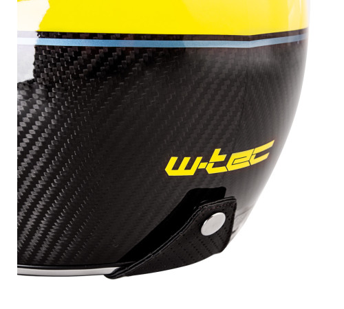 Мотоциклетний шолом W-TEC Vacabro - розмір S(55-56) / блискучий вуглець