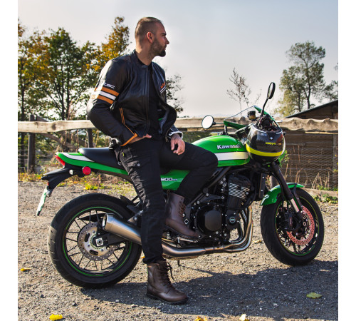 Мотоциклетний шолом W-TEC Vacabro - розмір S(55-56) / блискучий вуглець