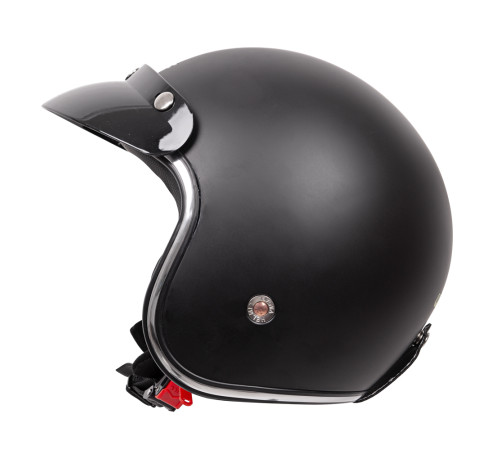 Мотоциклетний шолом W-TEC з окулярами Ageless - розмір S(55-56) / чорний матовий
