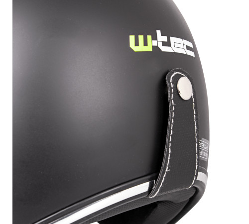 Мотоциклетний шолом W-TEC з окулярами Ageless - розмір S(55-56) / чорний матовий