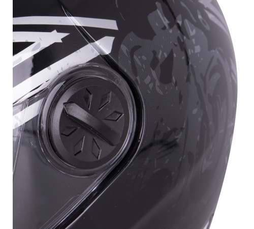 Шолом з відкритим обличчям W-TEC FS-715B Union Black - чорний / XL (61-62)
