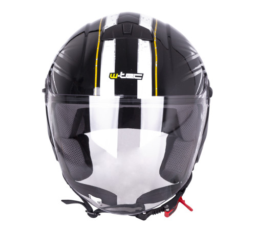 Шолом з відкритим обличчям W-TEC FS-715B Union Black - чорний / XS (53-54)
