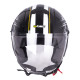 Шолом з відкритим обличчям W-TEC FS-715B Union Black - чорний / XS (53-54)