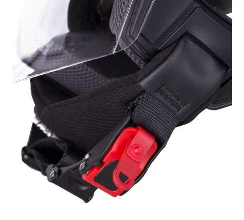 Шолом з відкритим обличчям W-TEC FS-715B Union Black - чорний / XS (53-54)