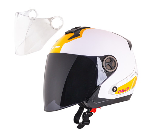 Мотоциклетний шолом W-TEC Yellamo - L (59-60) / білий