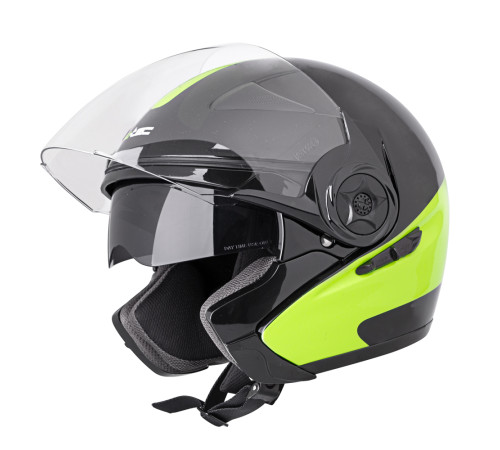 Мотоциклетний шолом W-TEC Neikko Black-Fluo - XL(61-62)