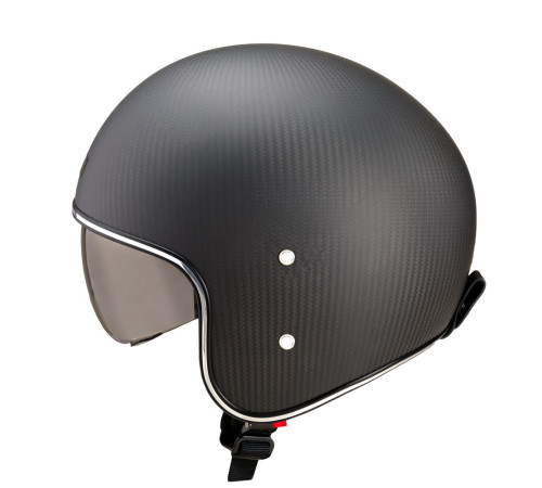 Мотоциклетний шолом W-TEC Angeric Matt Carbon - чорний / XXL (63-64)