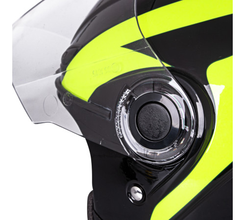 Мотоциклетний шолом W-TEC Nankko Black-Fluo - розмір M(57-58)