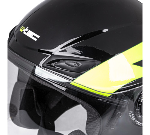 Мотоциклетний шолом W-TEC Nankko Black-Fluo - розмір M(57-58)