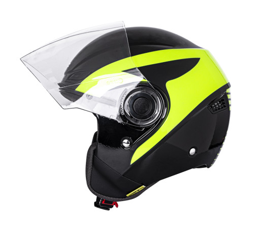 Мотоциклетний шолом W-TEC Nankko Black-Fluo - розмір XXL (63-64)