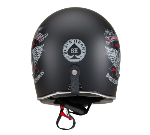 Мотоциклетний шолом W-TEC чорний Heart Retron L(59-60)