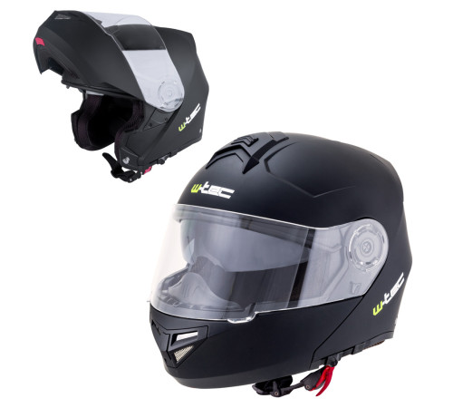 Мотоциклетний шолом W-TEC Vexamo - матовий чорний / XL (61-62)