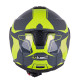 Перекидний мотоциклетний шолом W-TEC FS-907 P/J - Сіро-флуо-жовтий/S