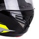 Перекидний мотоциклетний шолом W-TEC Vexamo PR Black Graphic - чорно-жовтий/М (57-58)