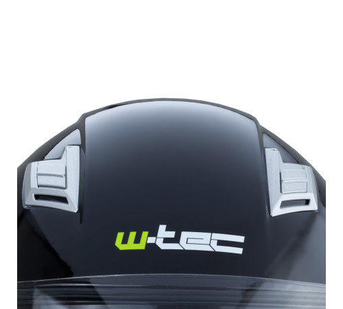 Мотоциклетний шолом W-TEC Vexamo - чорно-зелений / S (55-56)