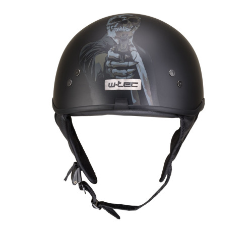 Мотошолом W-TEC чорний Heart Rednut L(59-60)