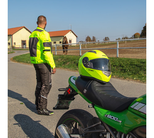 Мотоциклетний шолом W-TEC V158 - флуо-жовтий / XS (53-54)