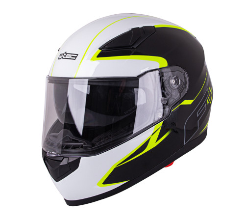 Мотоциклетний шолом W-TEC FS-816 Black-Fluo Yellow - XL (61-62)