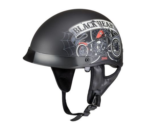 Мотоциклетний шолом W-TEC чорний Heart Rednut XL (61-62)