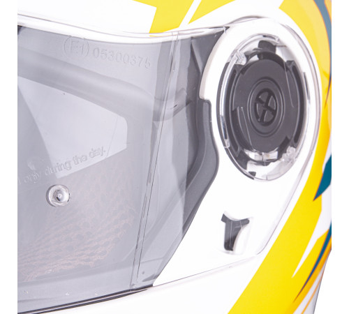 Перекидний мотоциклетний шолом W-TEC Vexamo PI Graphic w/ Pinlock - біла графіка/M (57-58)