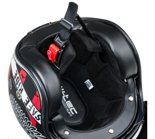 Мотоциклетний шолом W-TEC Café Racer чорно-жовтий S(55-56)