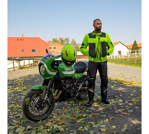 Мотоциклетний шолом W-TEC V158 - флуо-жовтий / L (59-60)