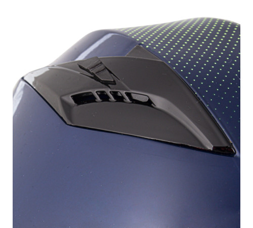 Мотоциклетний шолом W-TEC Yokohammer - синьо-жовтий / L (59-60)