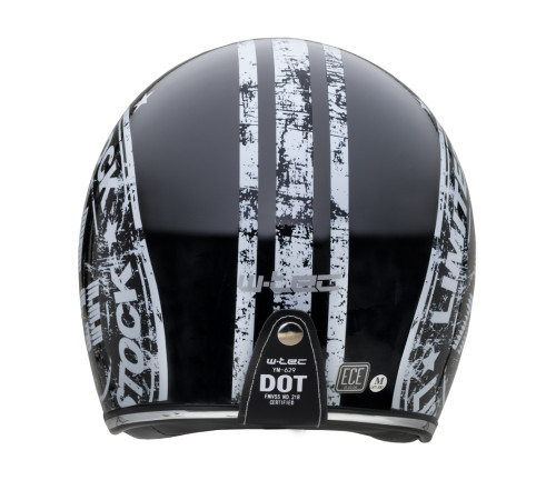 Мотоциклетний шолом W-TEC Café Racer чорний L(59-60)