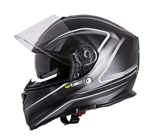 Мотоциклетний шолом W-TEC V127 - чорний / XL (61-62)