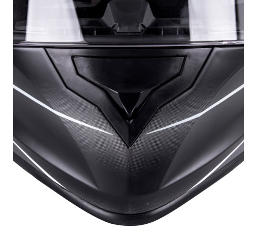 Мотоциклетний шолом W-TEC V127 - чорний / XL (61-62)